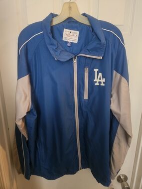 Los Angeles Dodgers Blue Lightweight Windbreaker Jacket